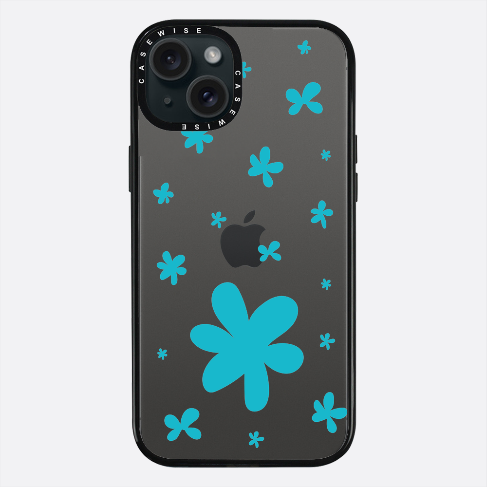 Niebieskie Kwiatki - Etui