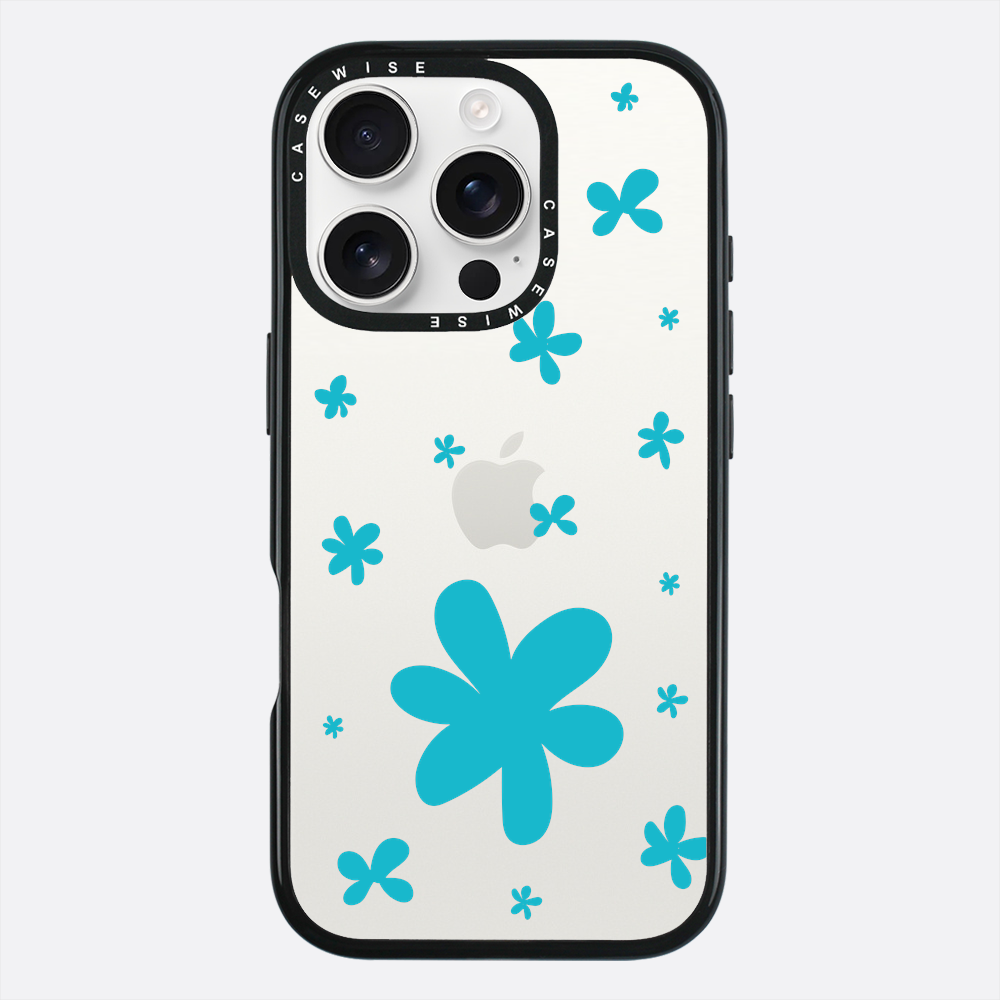 Niebieskie Kwiatki - Etui