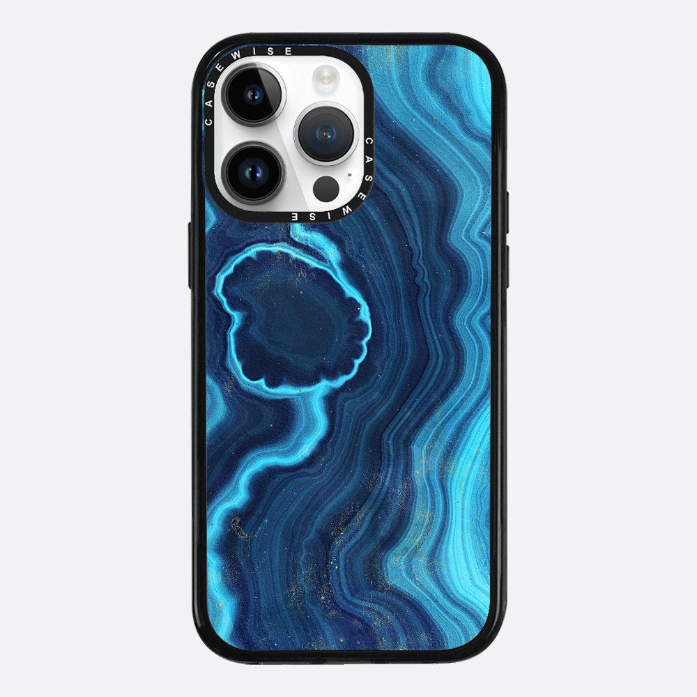Blue Agate Texture 03 - Etui