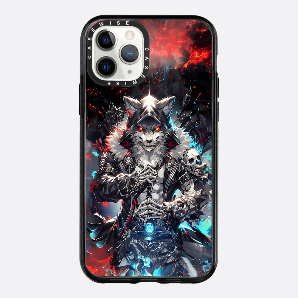 Skeleton Skull Wolf - Etui