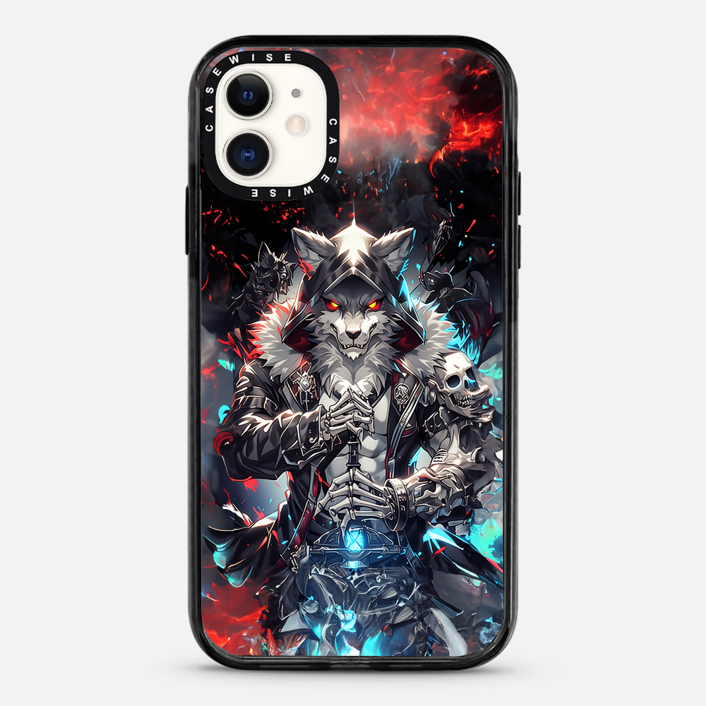 Skeleton Skull Wolf - Etui