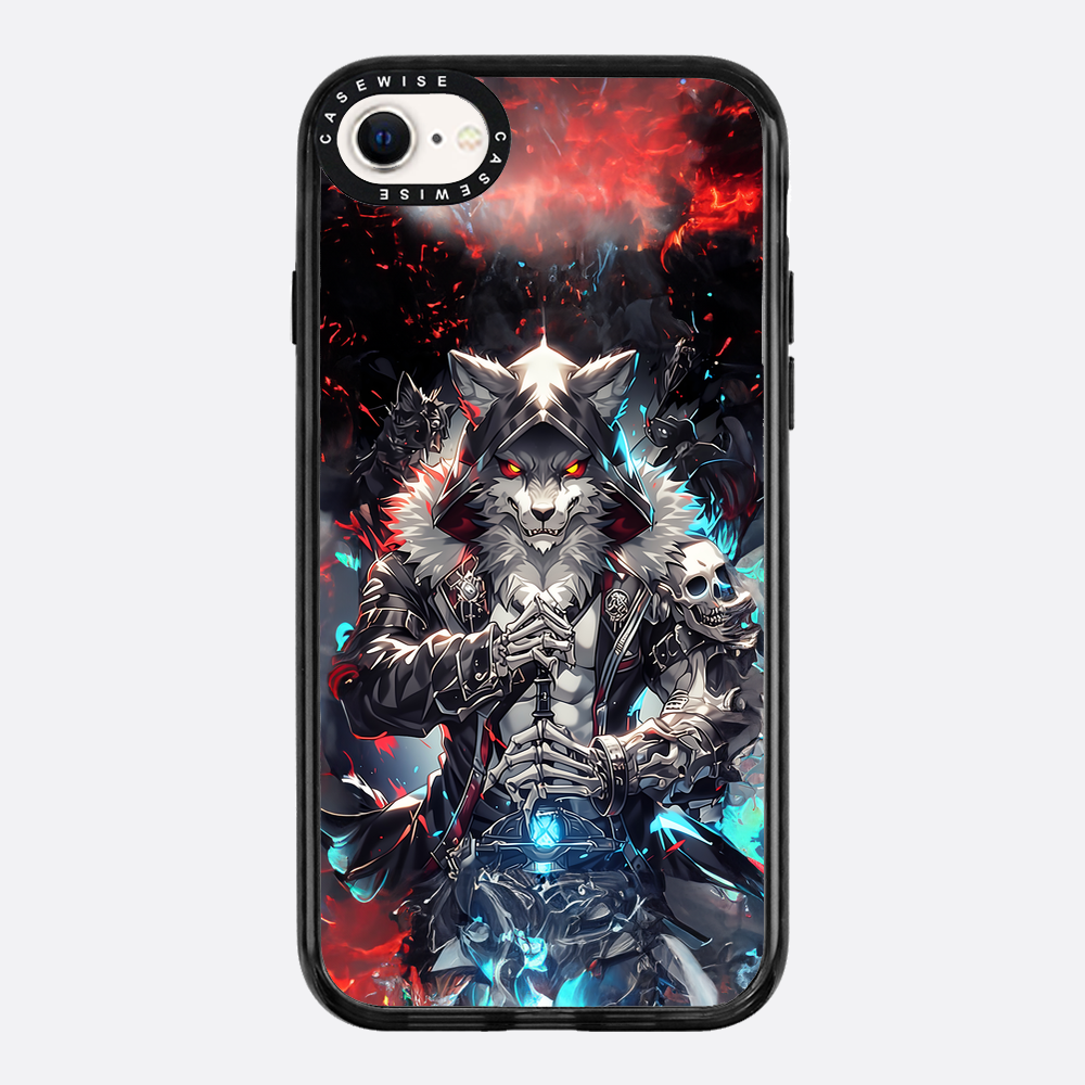 Skeleton Skull Wolf - Etui