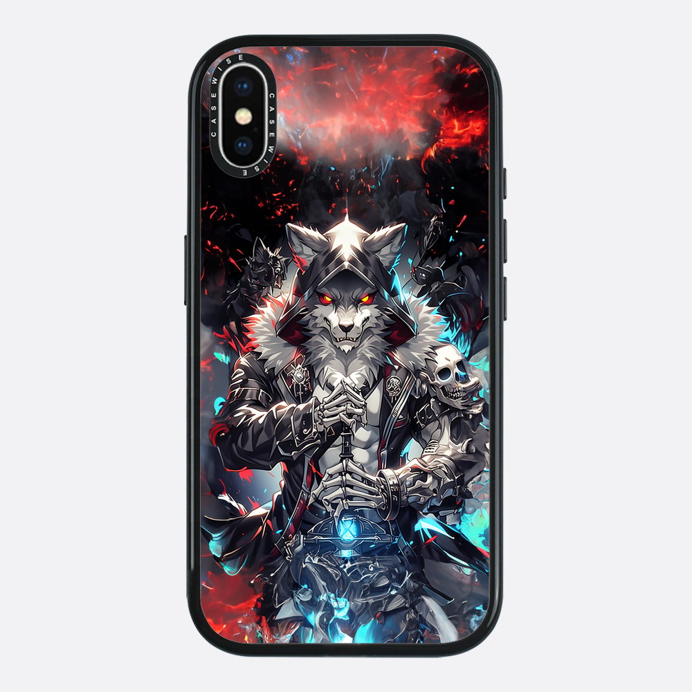 Skeleton Skull Wolf - Etui