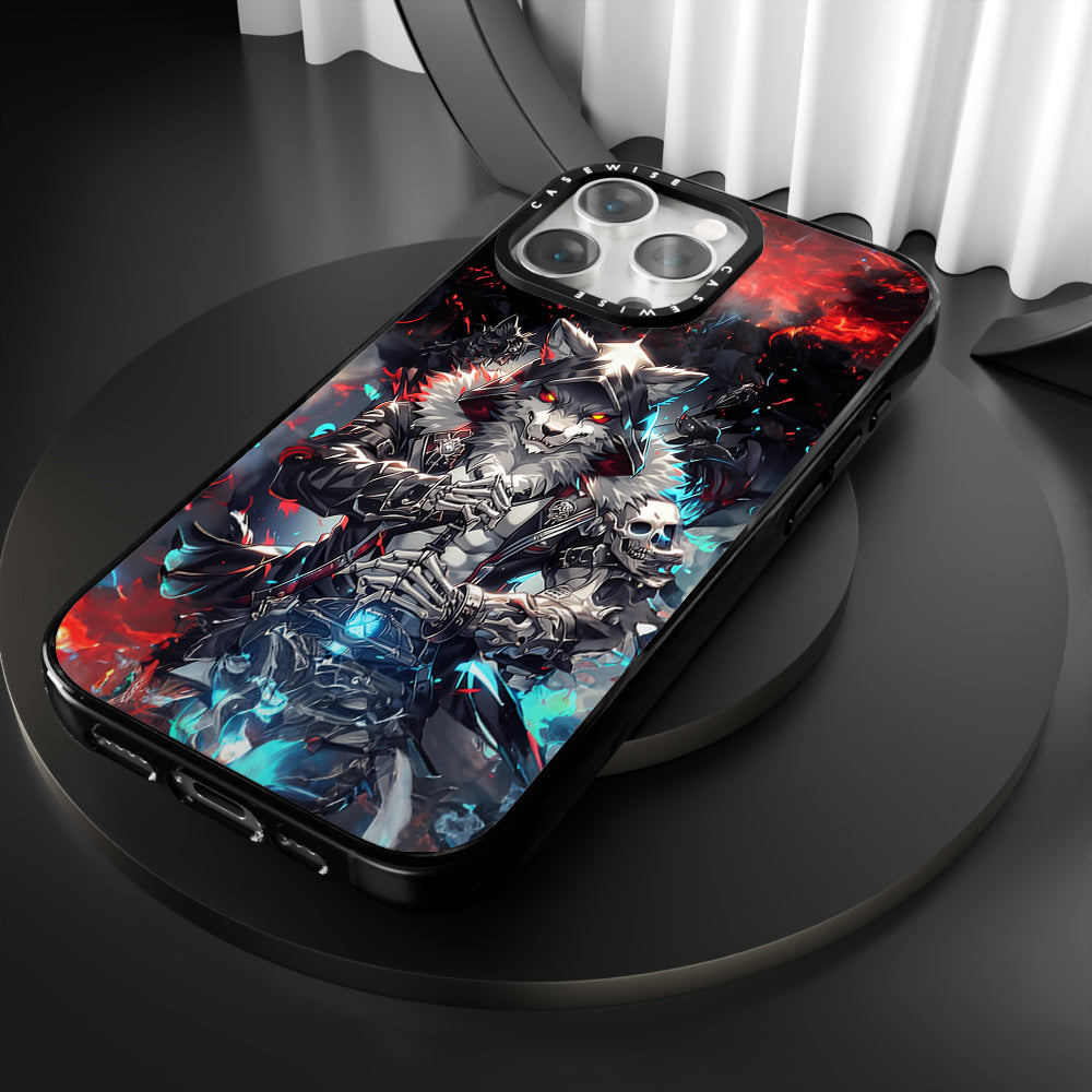 Skeleton Skull Wolf - Etui