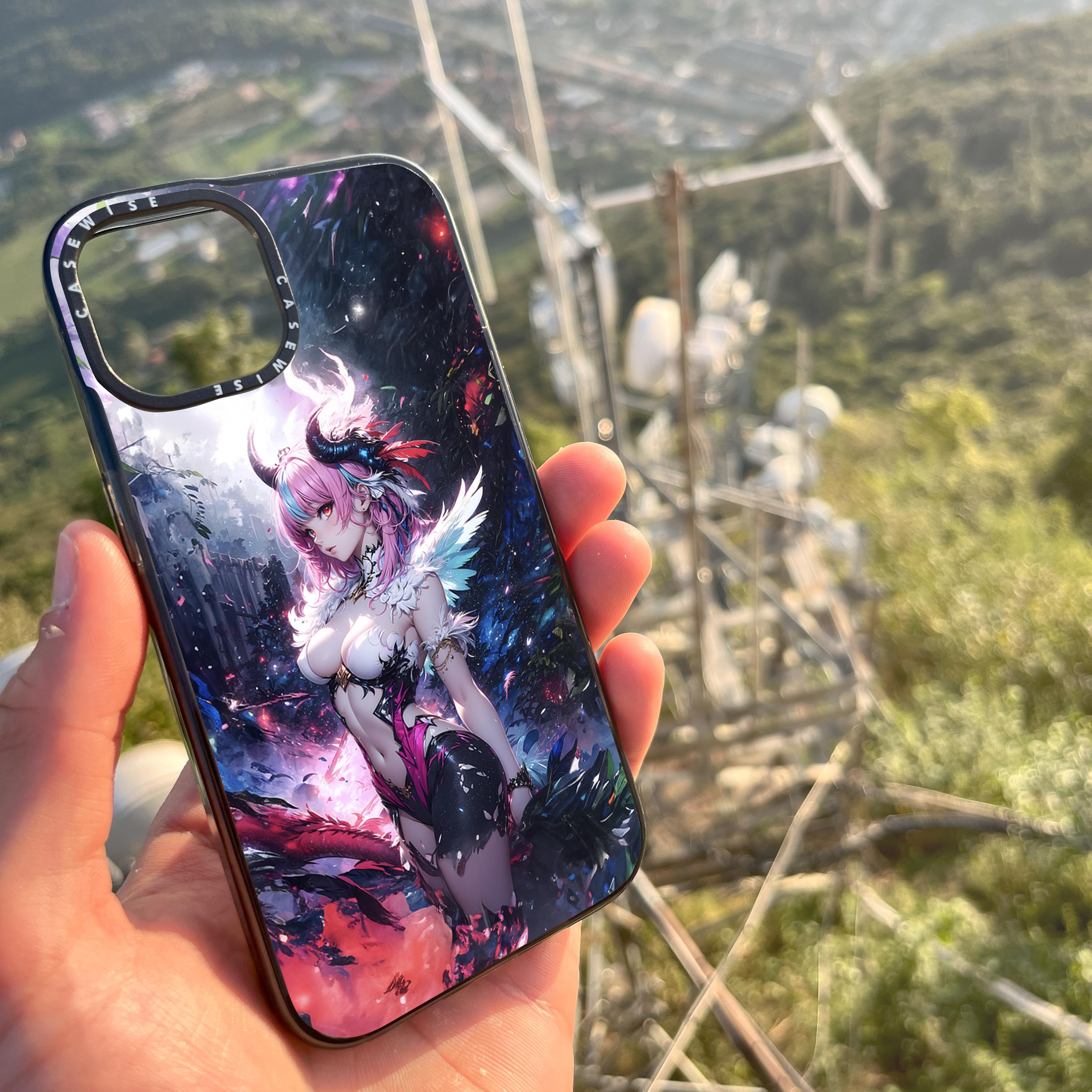 Rainbow Anime Girl - Etui