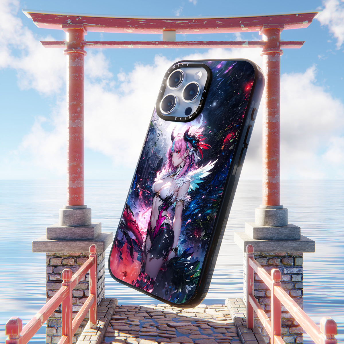 Rainbow Anime Girl - Etui