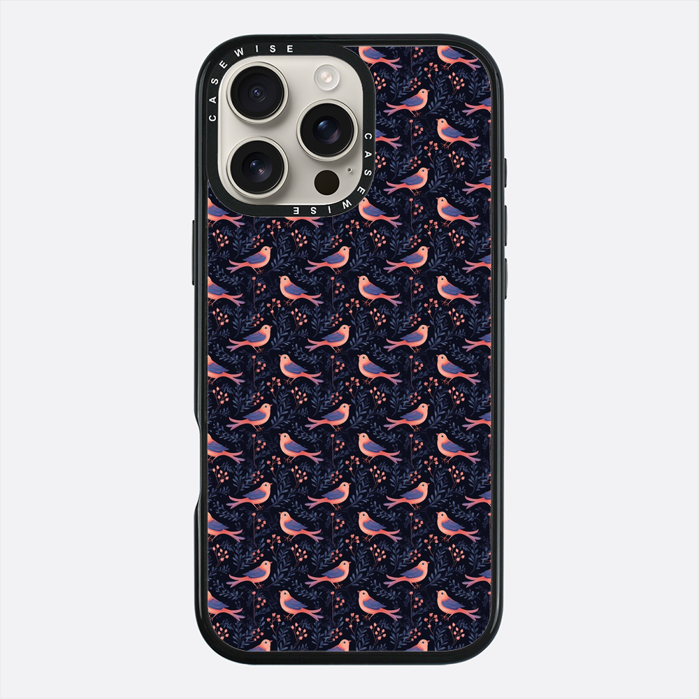 Różowy Ptak na Grzbiecie - Etui
