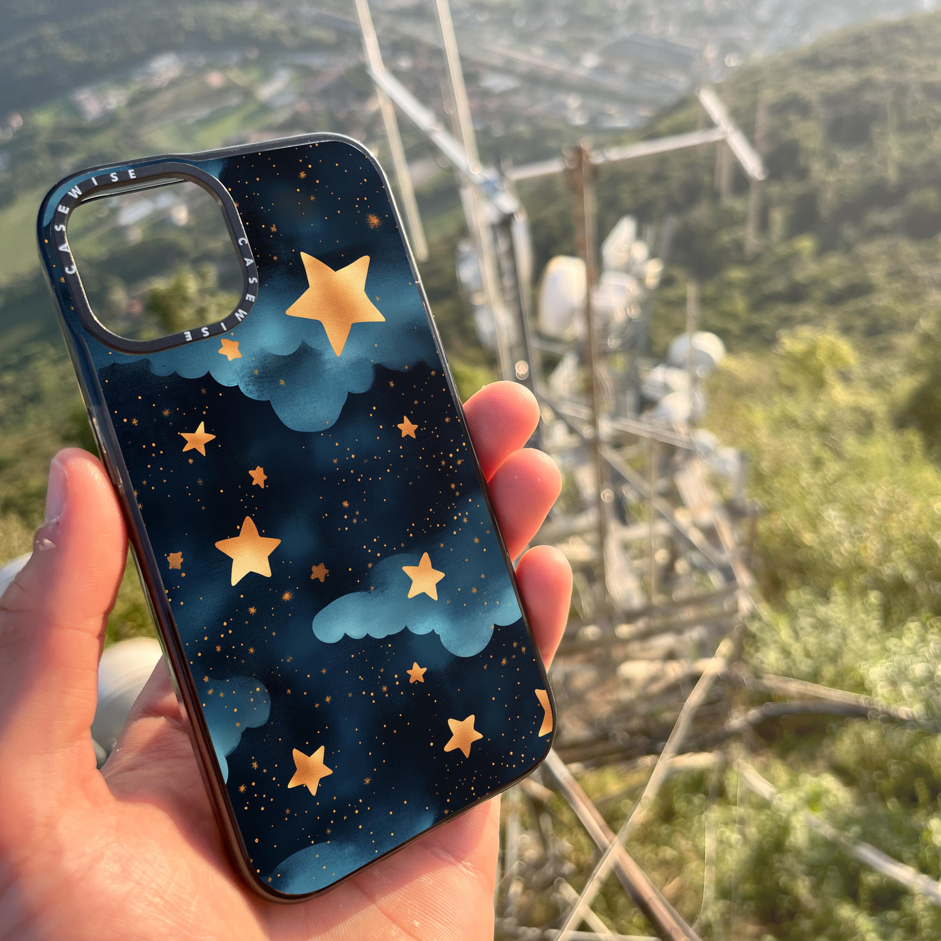 Starry Night Clouds - Etui