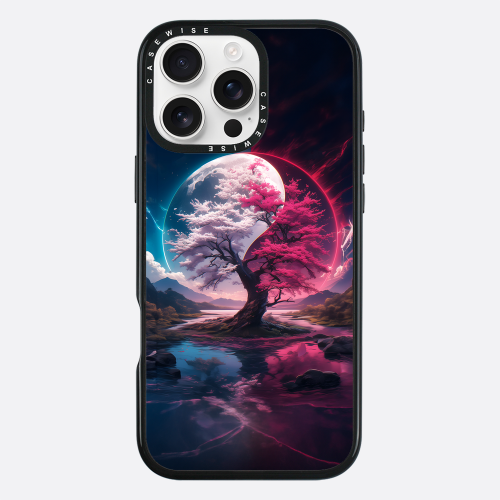 Cherry Blossom Sakura Yin and Yang - Etui