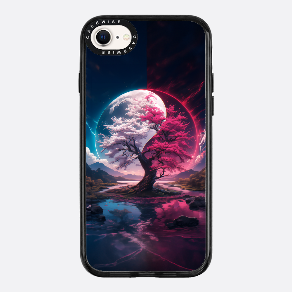 Cherry Blossom Sakura Yin and Yang - Etui