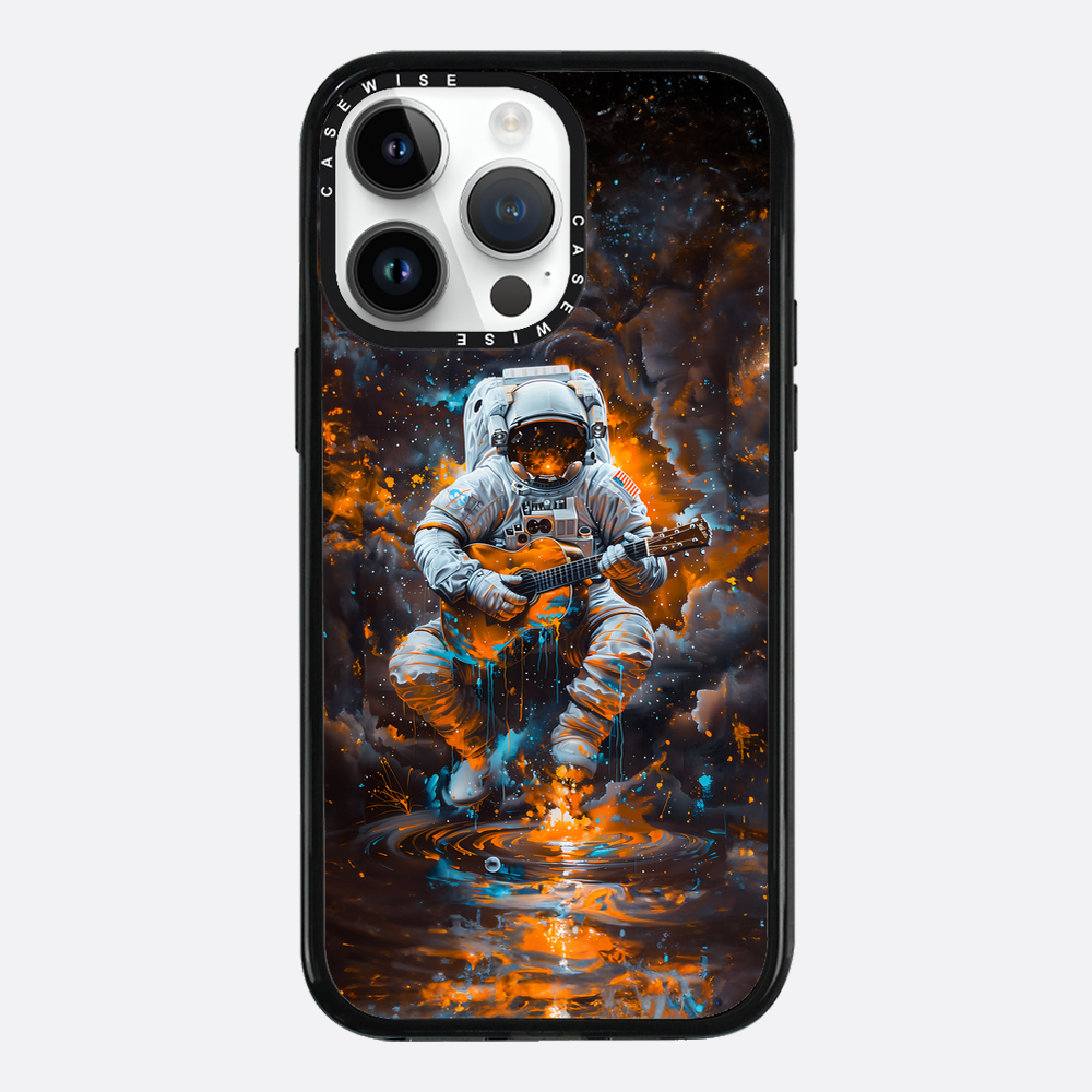 Astronaut playing Guitar - Etui