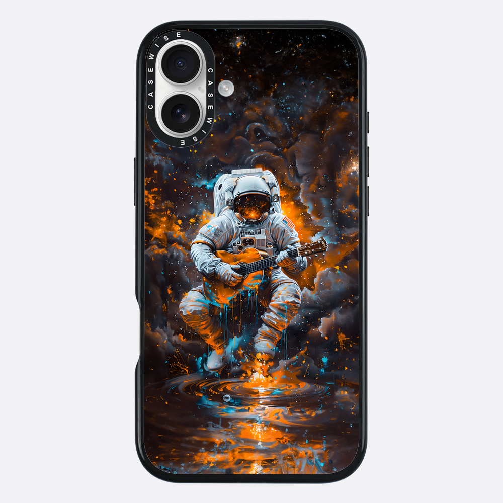 Astronaut playing Guitar - Etui