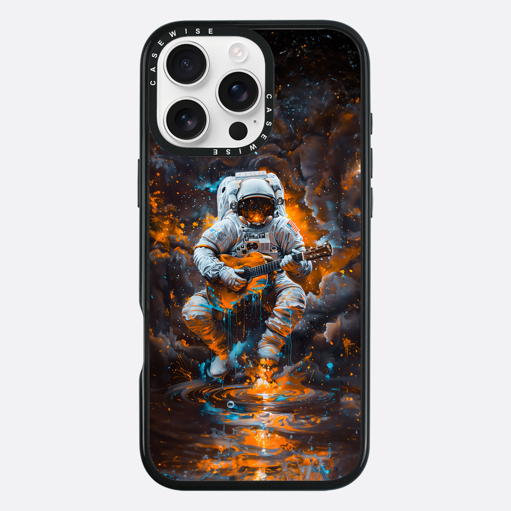 Astronaut playing Guitar - Etui