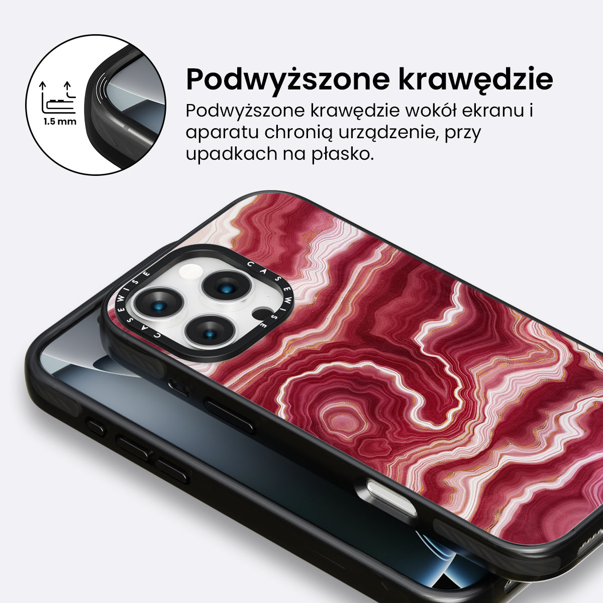 Red Agate Texture 10 - Etui