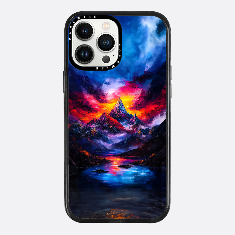 Misty Sunset Mountain Dream - Etui