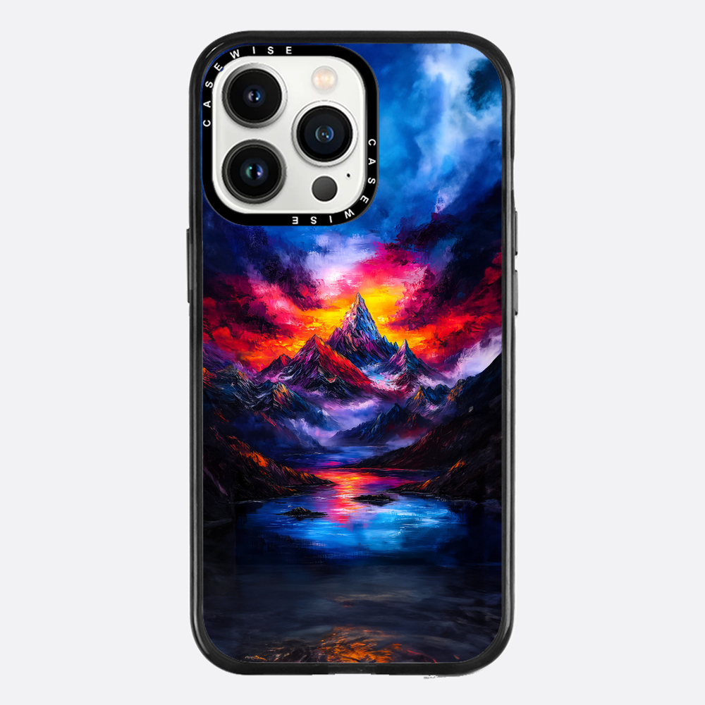 Misty Sunset Mountain Dream - Etui
