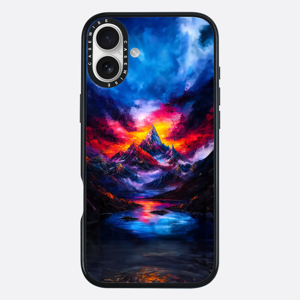 Misty Sunset Mountain Dream - Etui