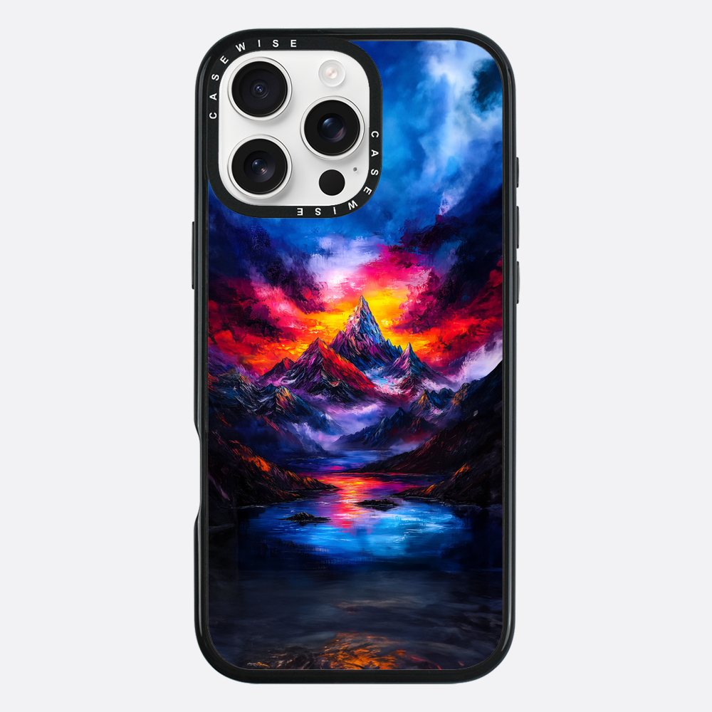 Misty Sunset Mountain Dream - Etui