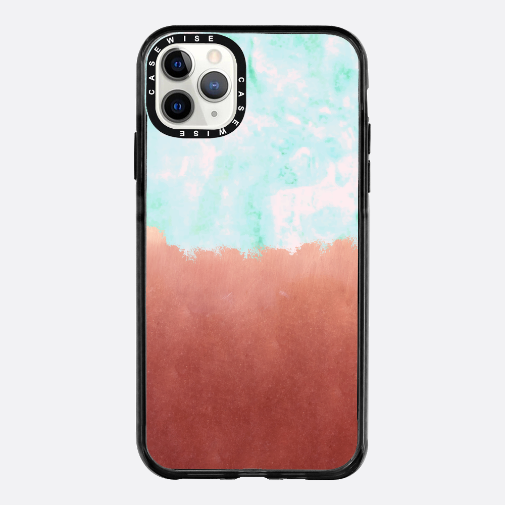 Sea green + copper
