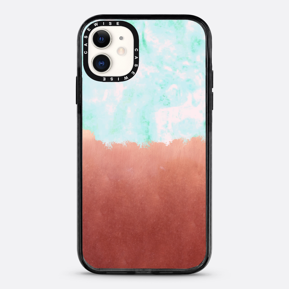 Sea green + copper
