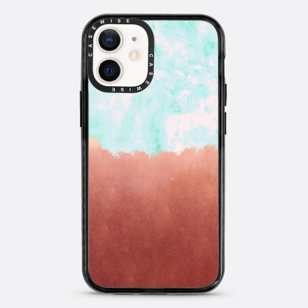 Sea green + copper