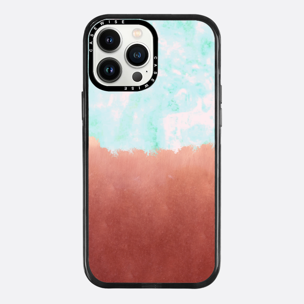 Sea green + copper