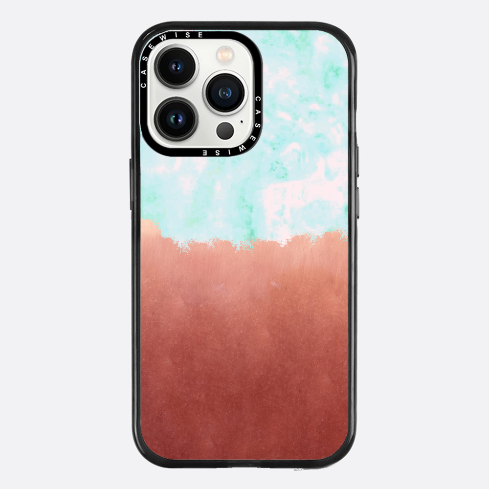 Sea green + copper