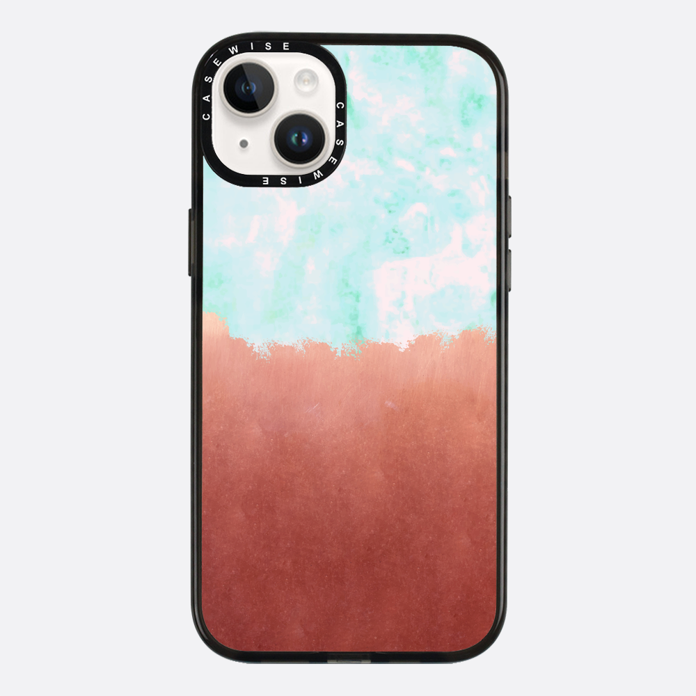 Sea green + copper