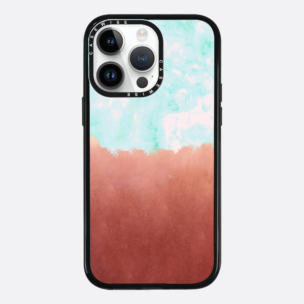 Sea green + copper