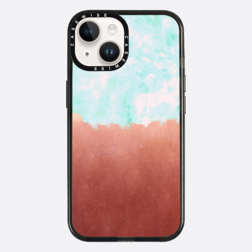 Sea green + copper