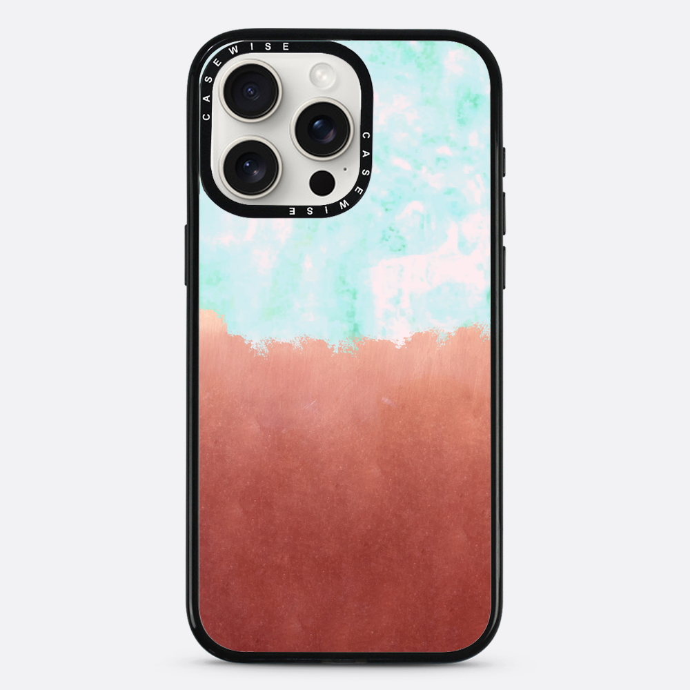 Sea green + copper