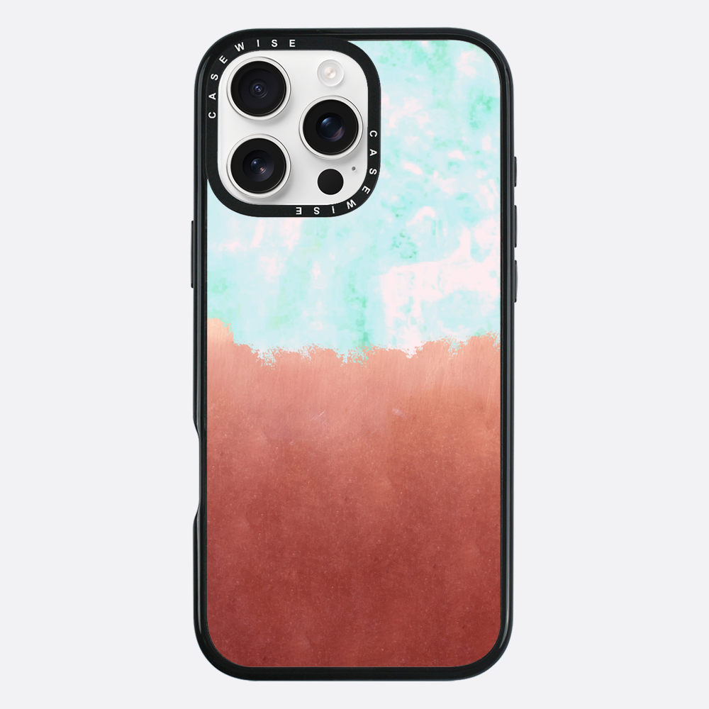 Sea green + copper