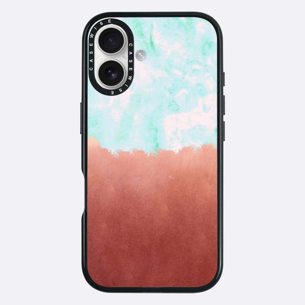 Sea green + copper