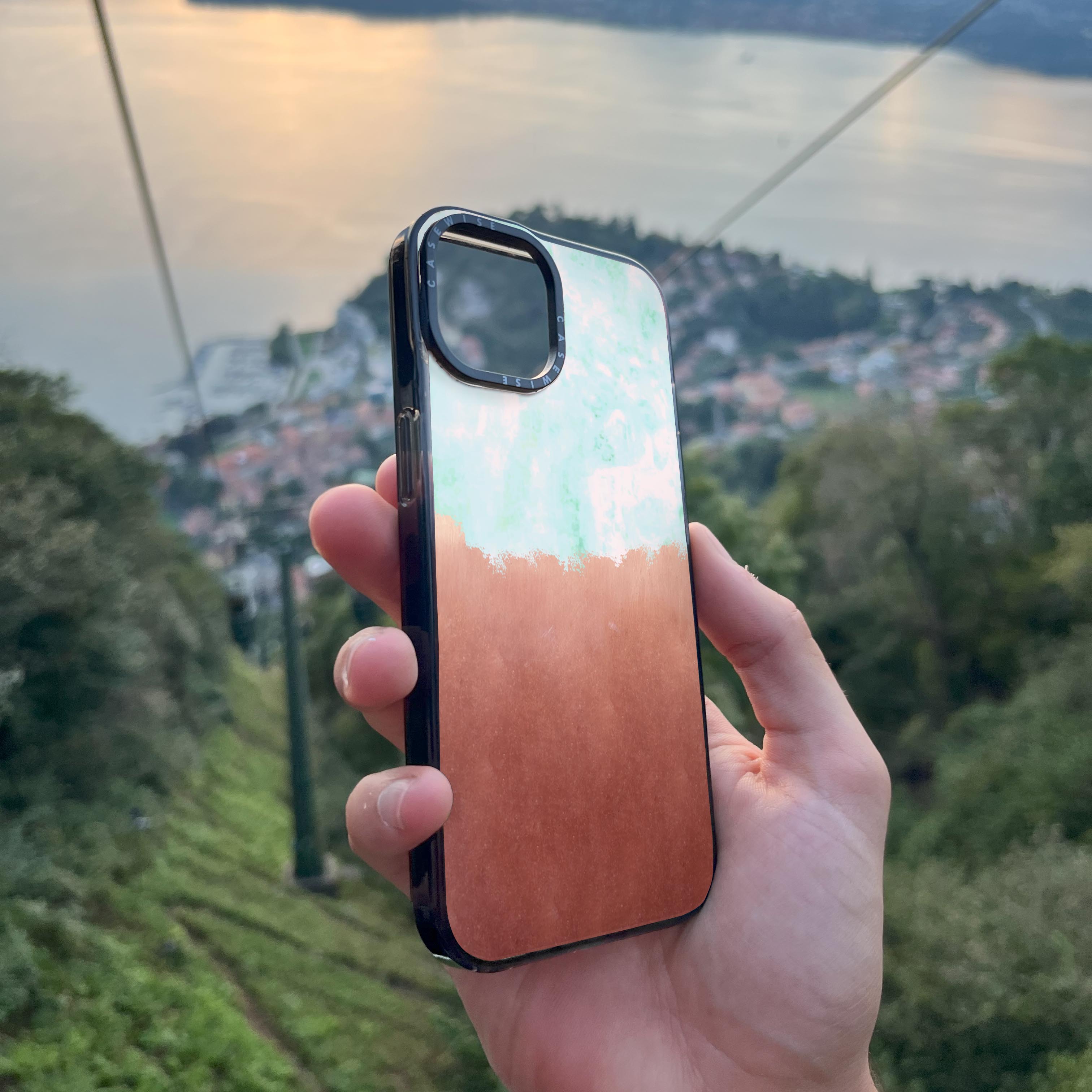 Sea green + copper