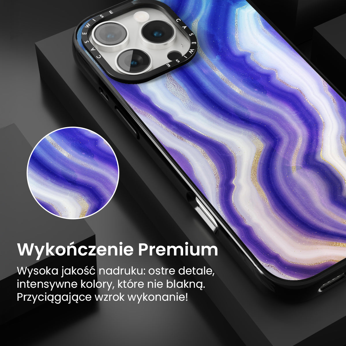 Neon Agate Texture 05 - Etui