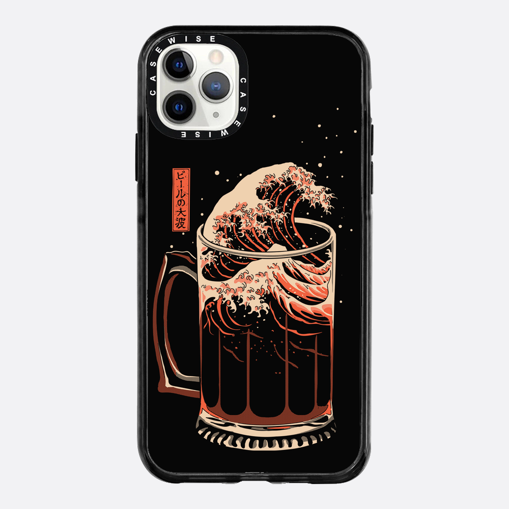 great wave of dark beer - Etui