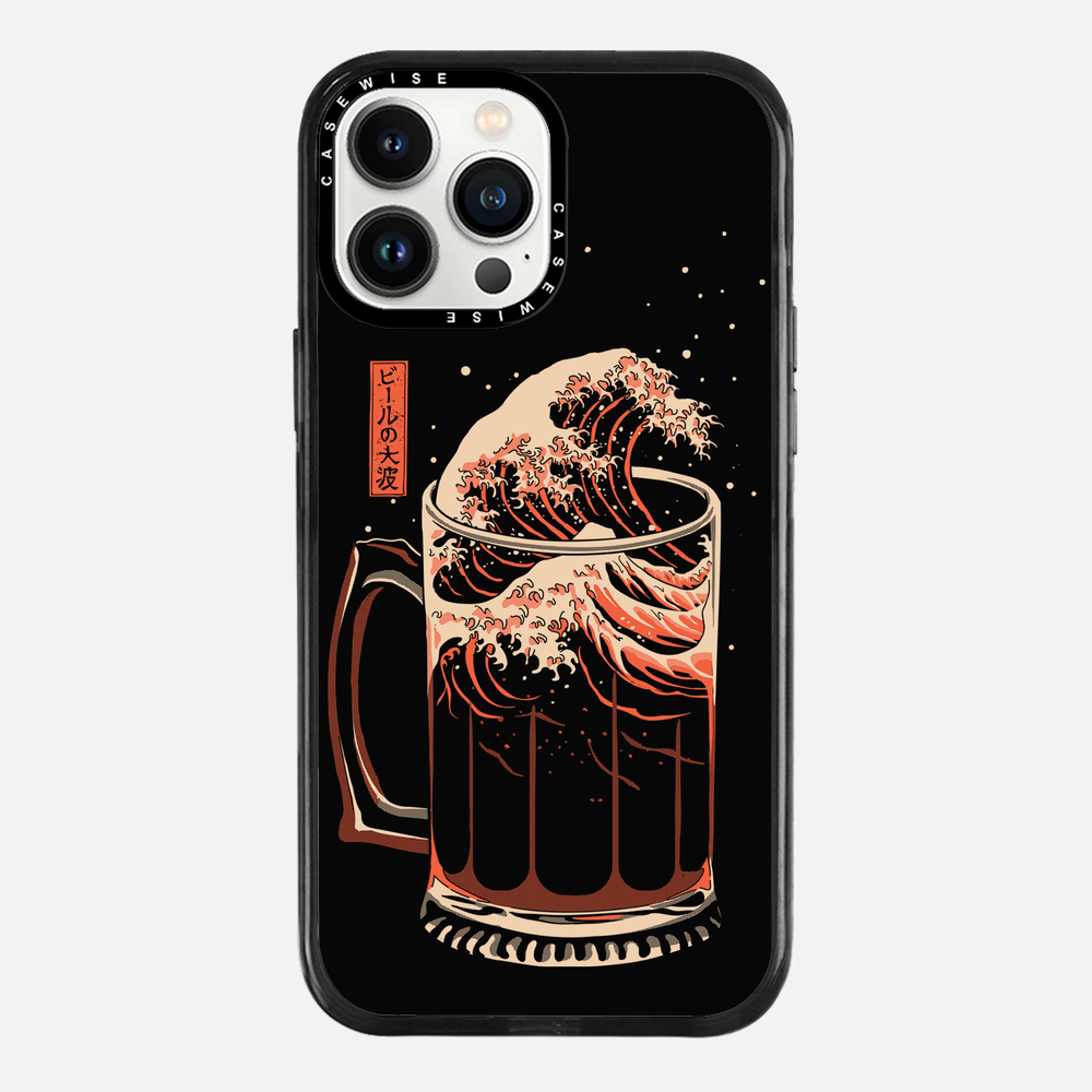 great wave of dark beer - Etui