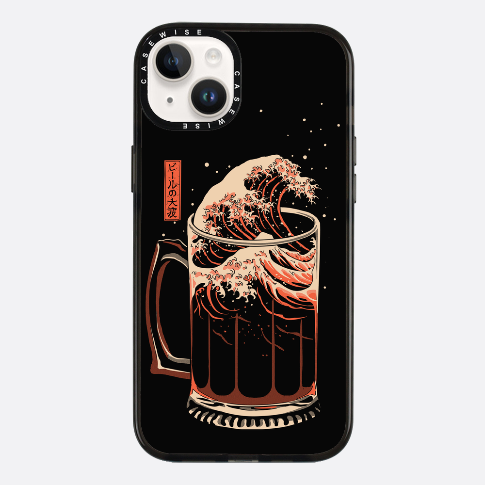 great wave of dark beer - Etui