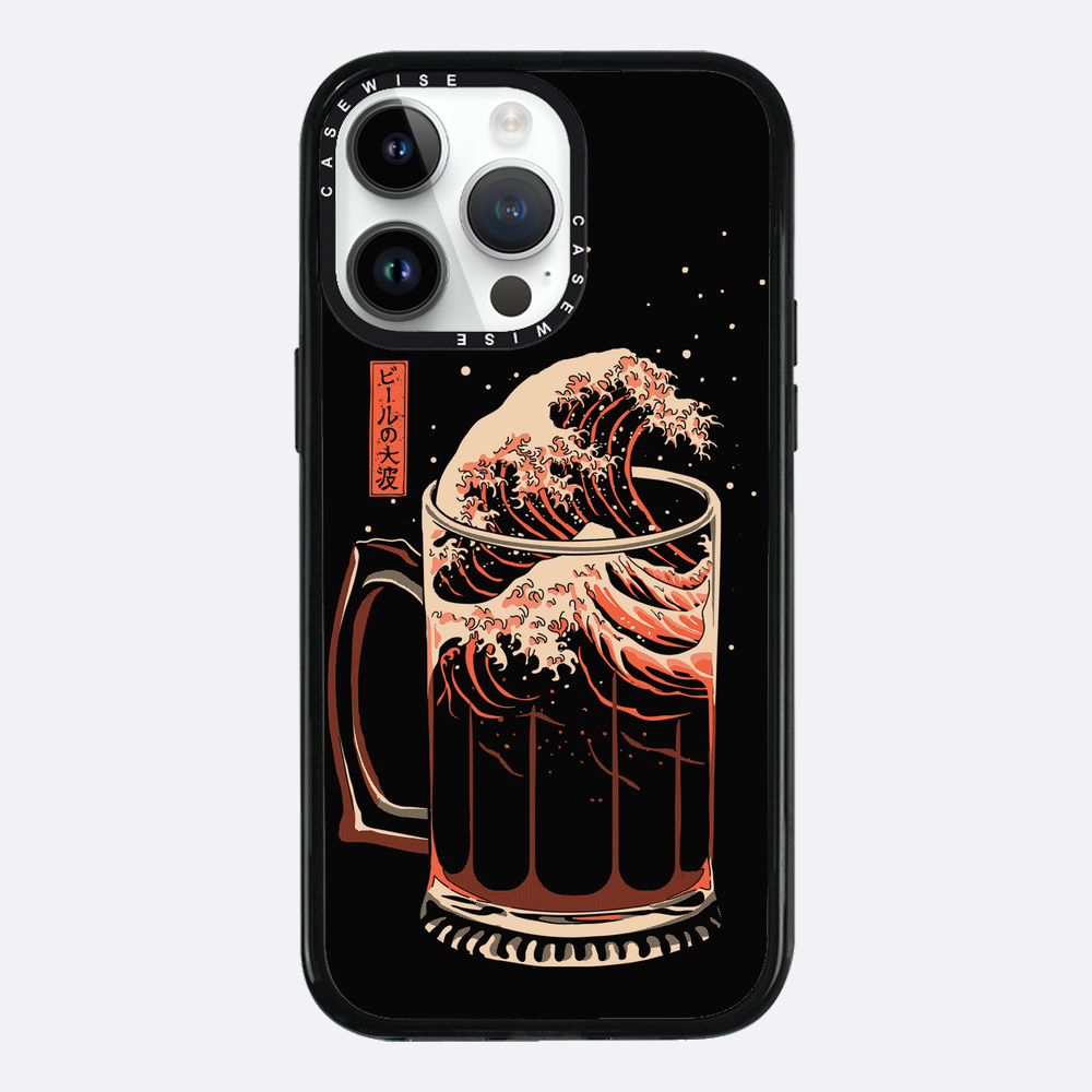 great wave of dark beer - Etui