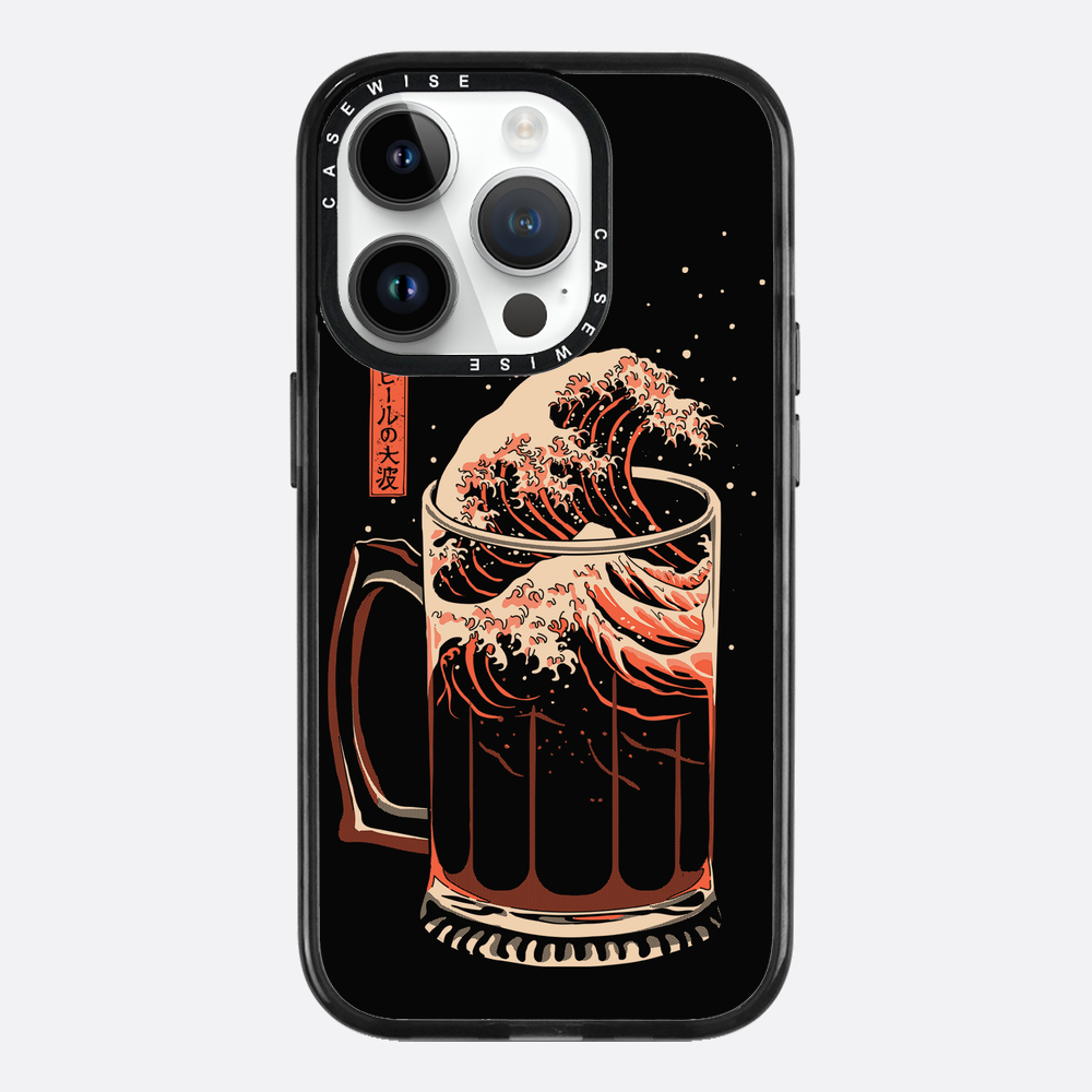great wave of dark beer - Etui