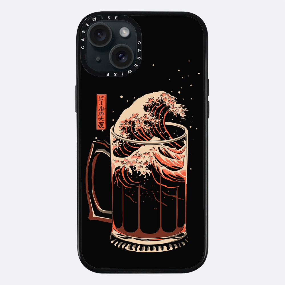 great wave of dark beer - Etui