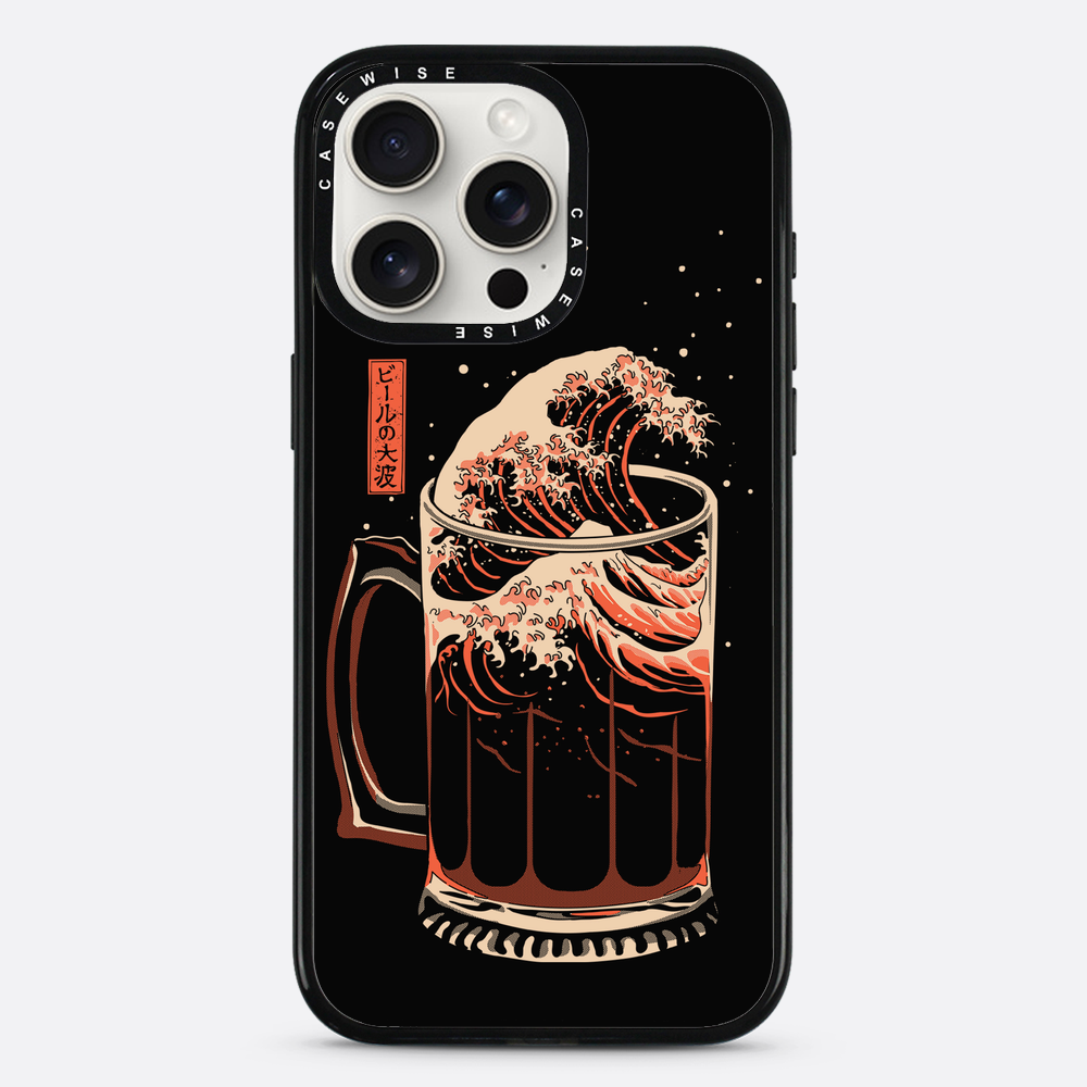 great wave of dark beer - Etui