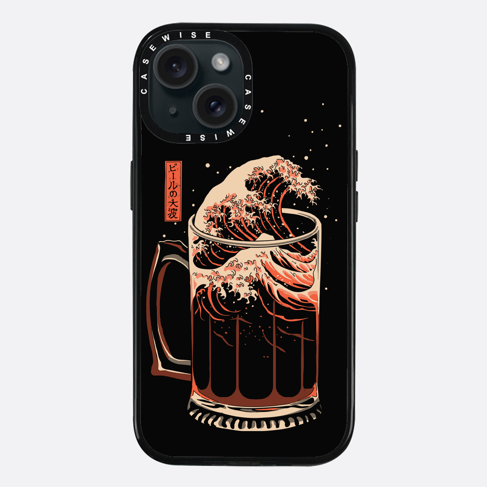 great wave of dark beer - Etui