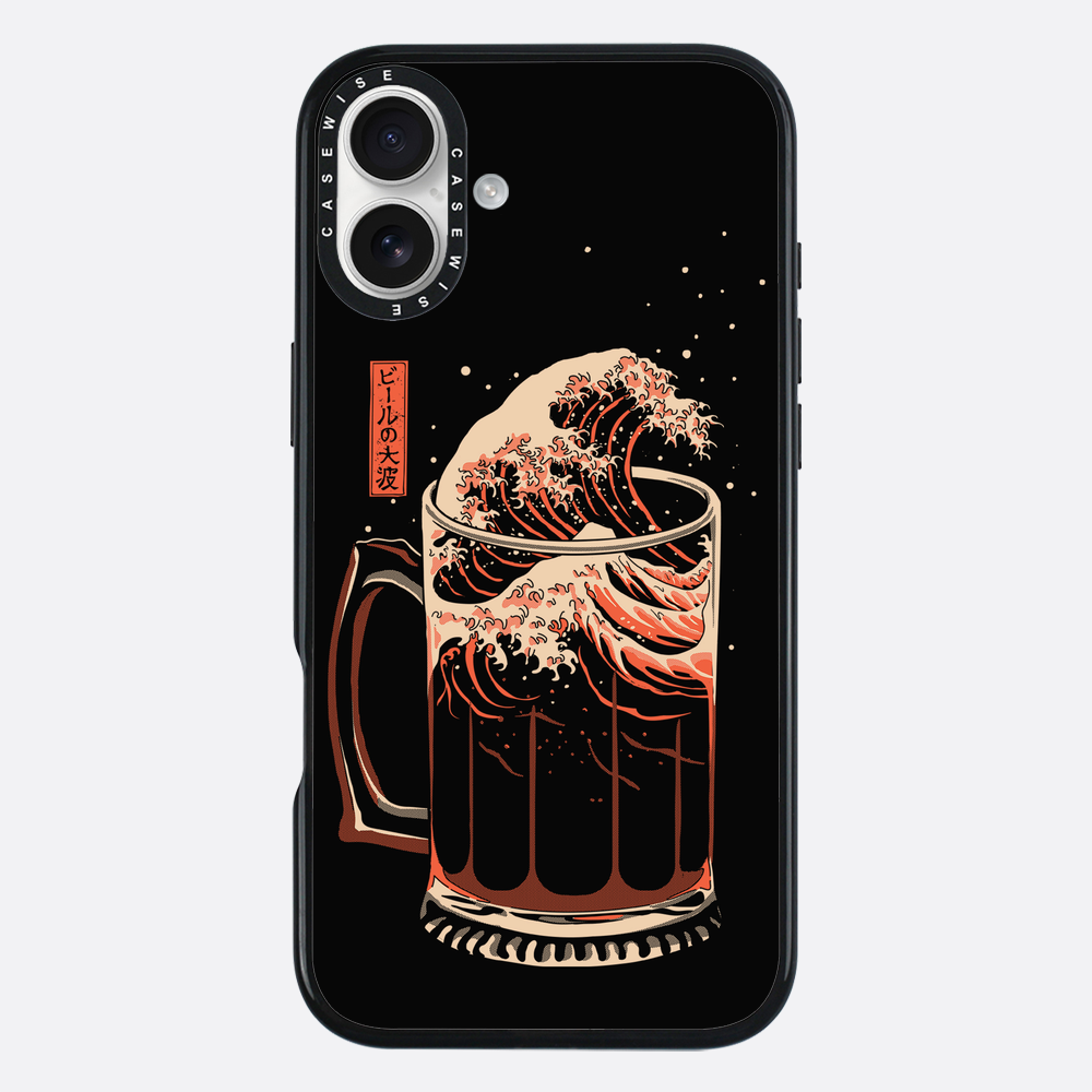 great wave of dark beer - Etui