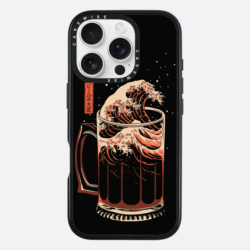 great wave of dark beer - Etui