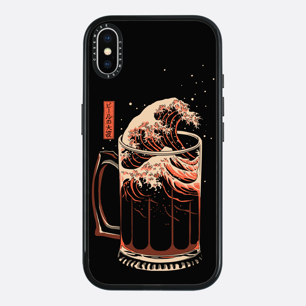 great wave of dark beer - Etui