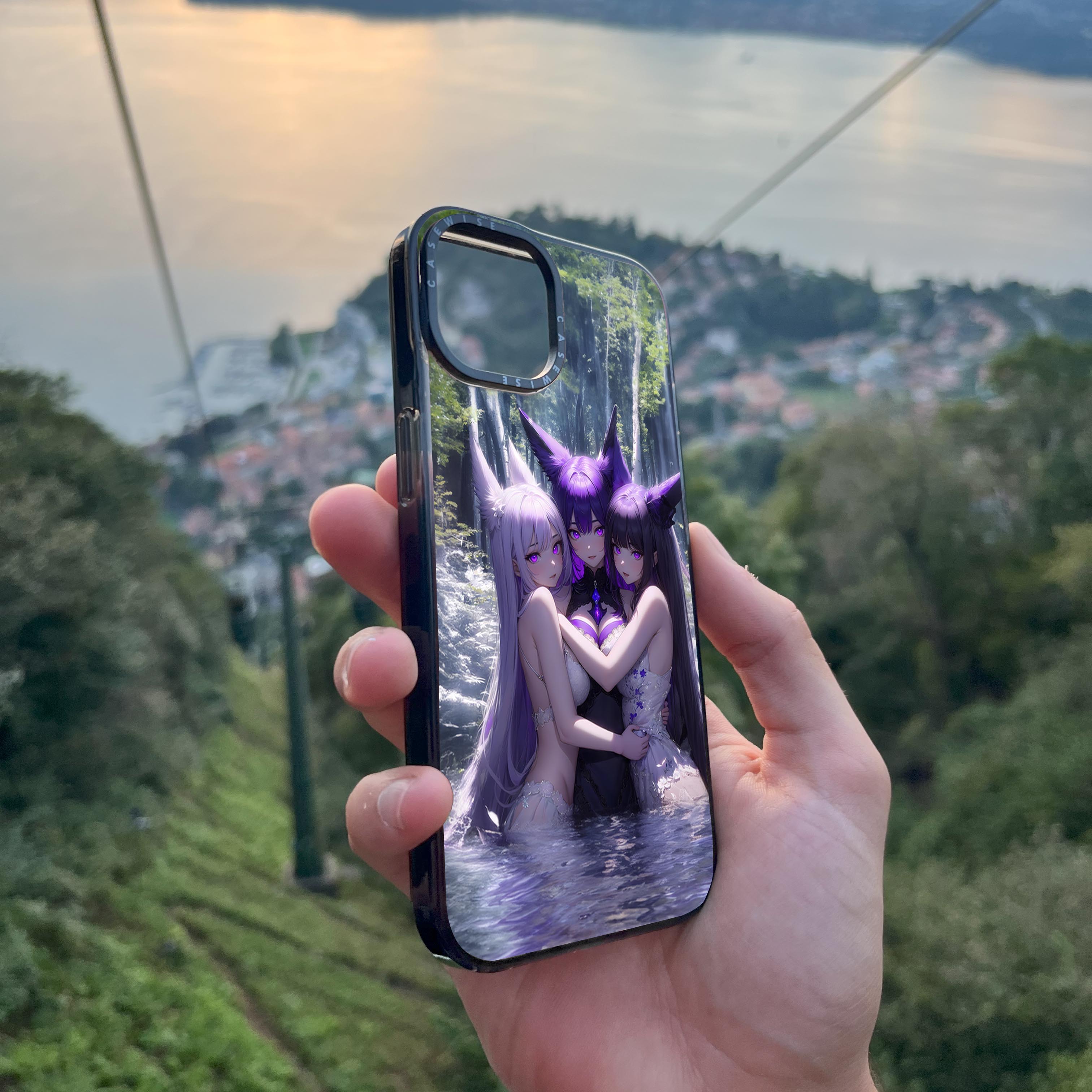 Purple Sister Twins - Etui