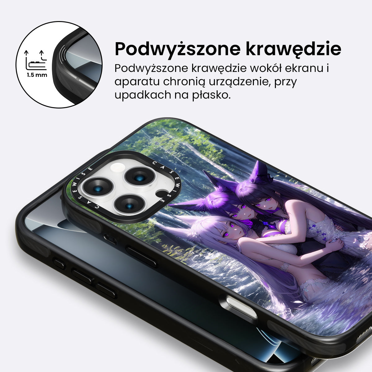 Purple Sister Twins - Etui