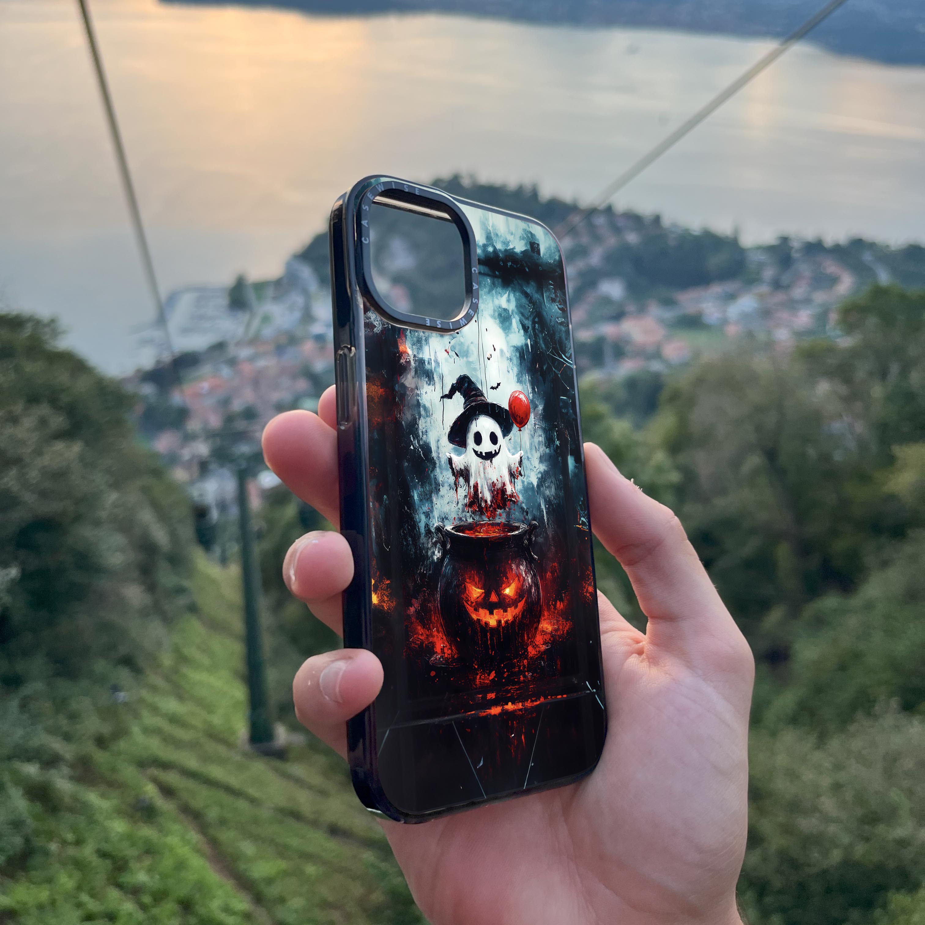 Cauldron Pumpkin Ghost - Etui