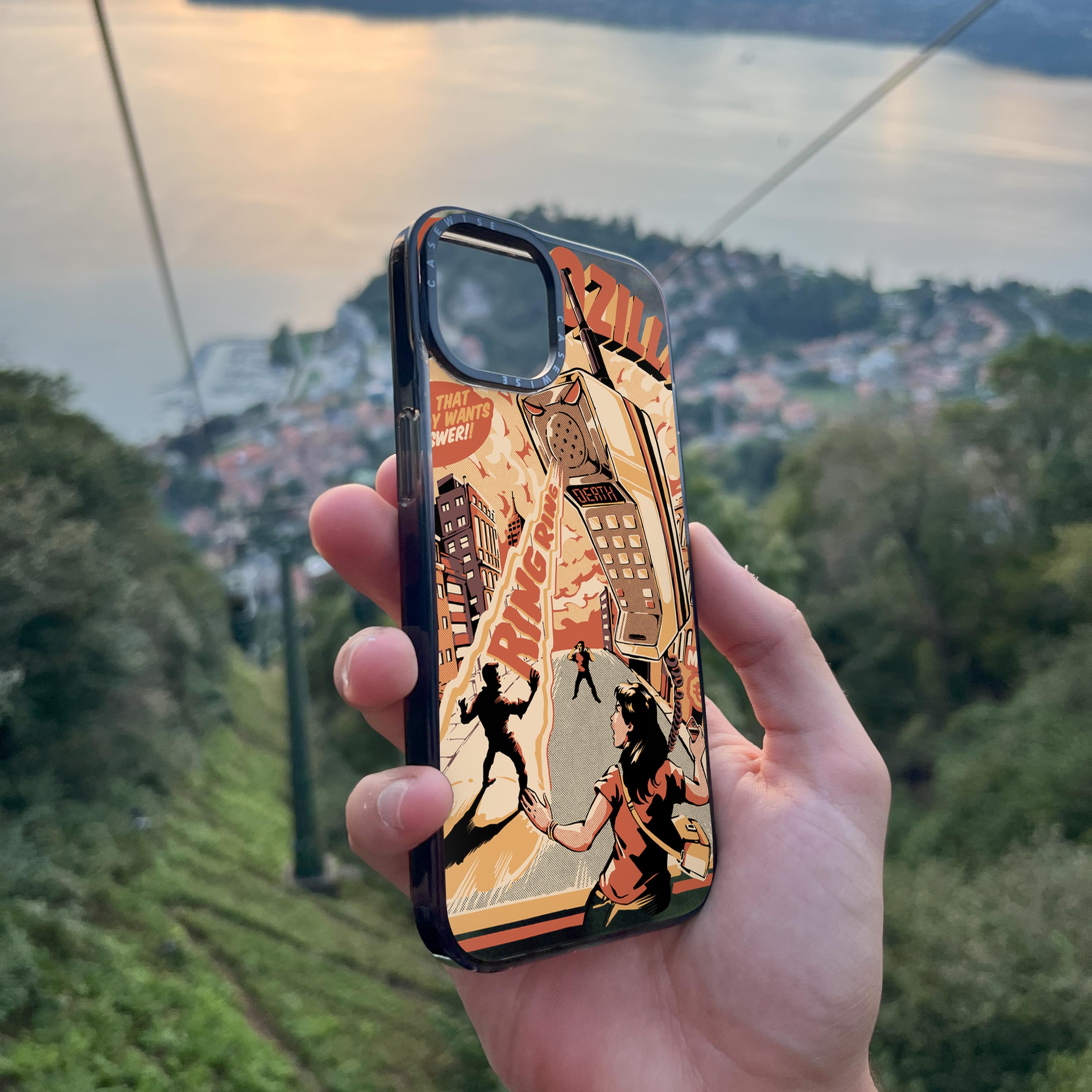 Retro Phonezilla - Etui